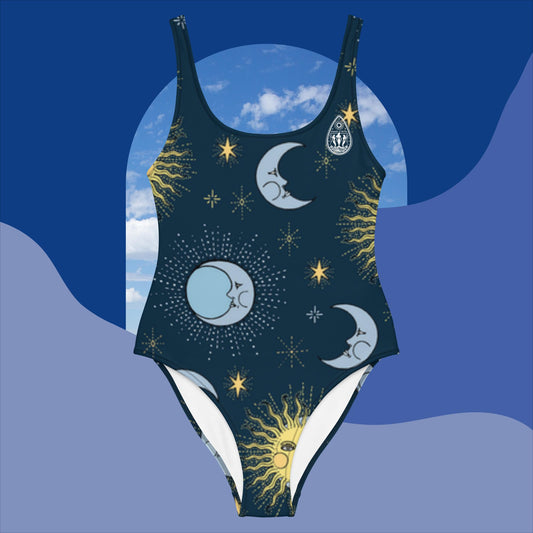 Galactic One-Piece Swimsuit