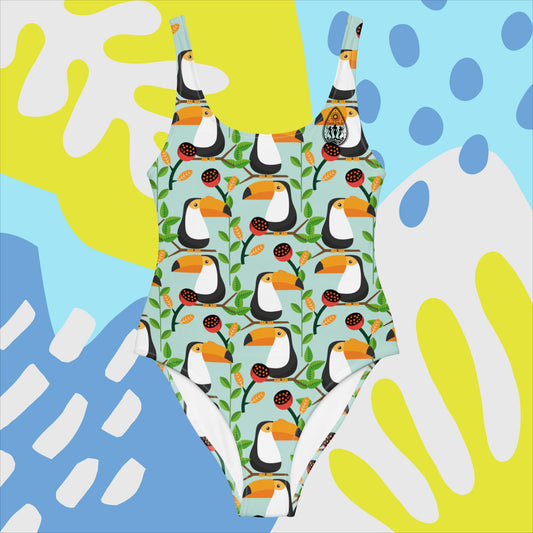 Toucan One-Piece Swimsuit