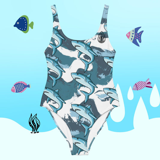 Shark One-Piece Swimsuit