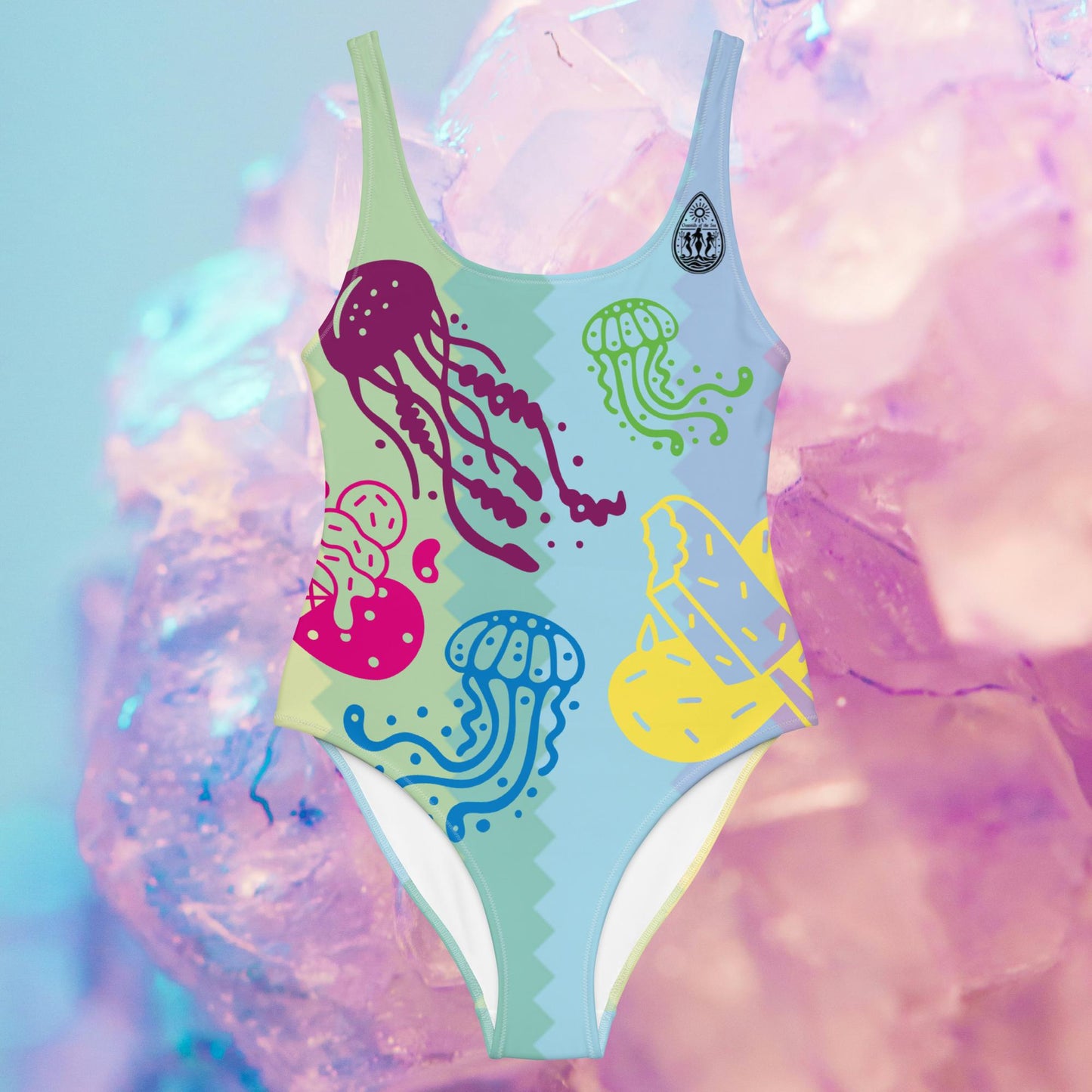 Jellies and Ice-Cream One-Piece Swimsuit