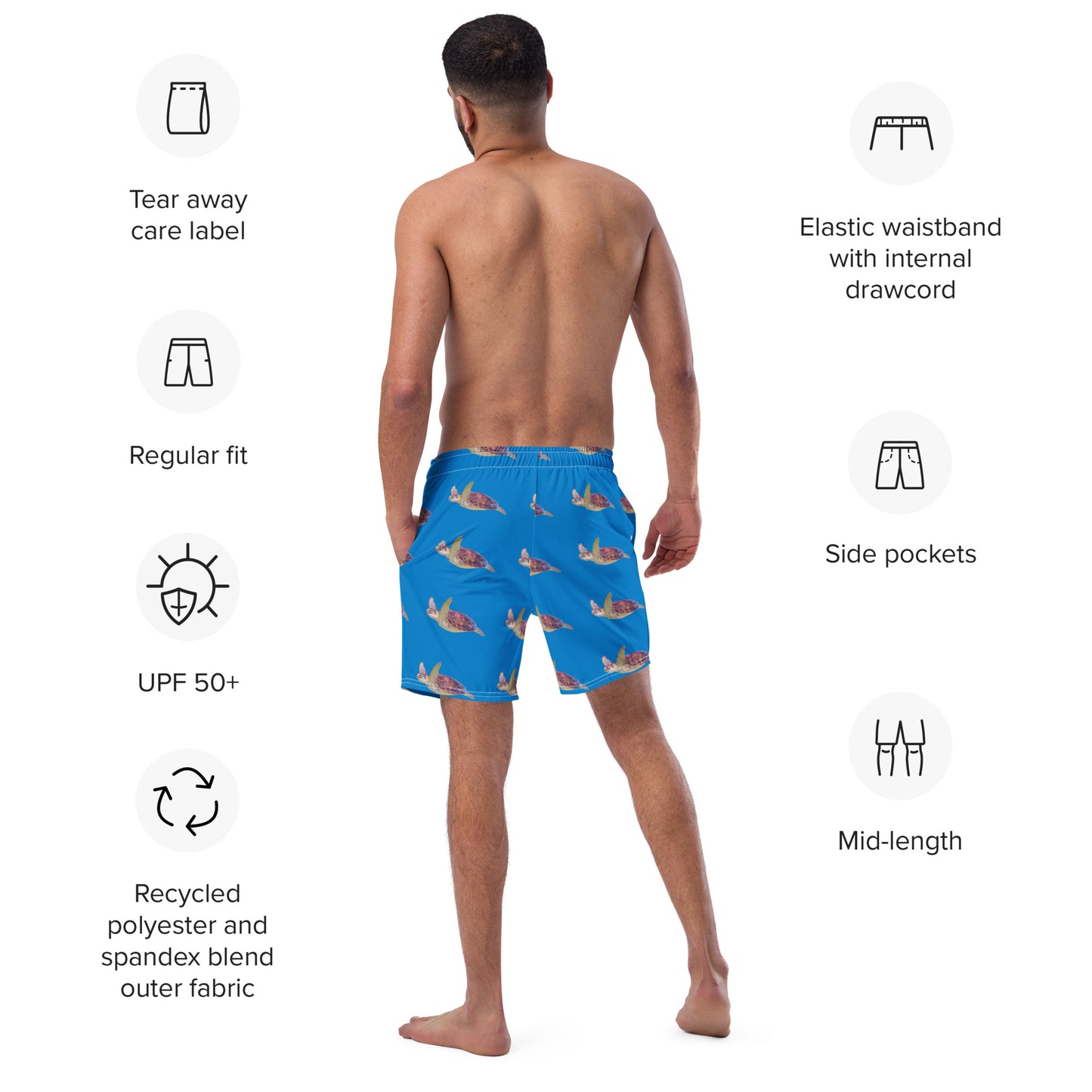 Turtle swim shorts