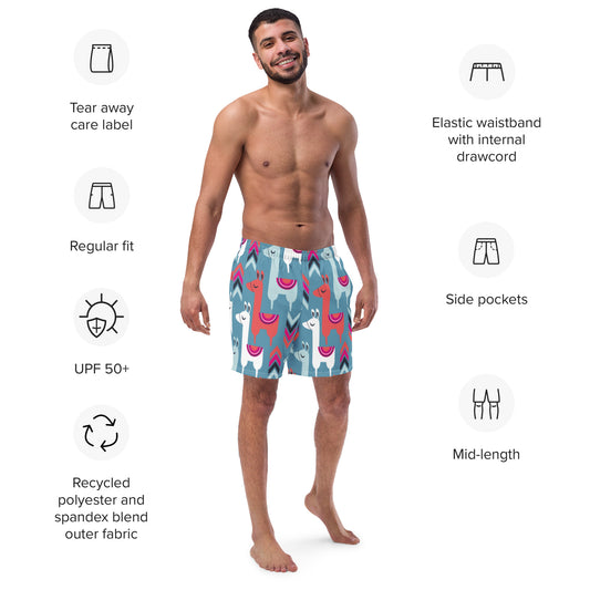 Llama swim shorts