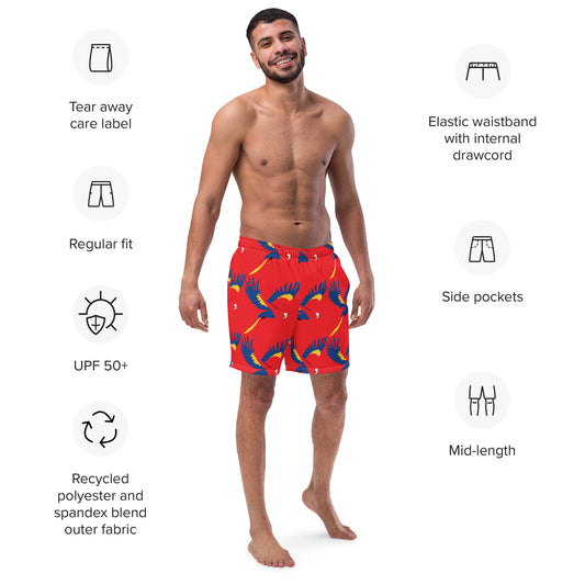 Parrot swim shorts